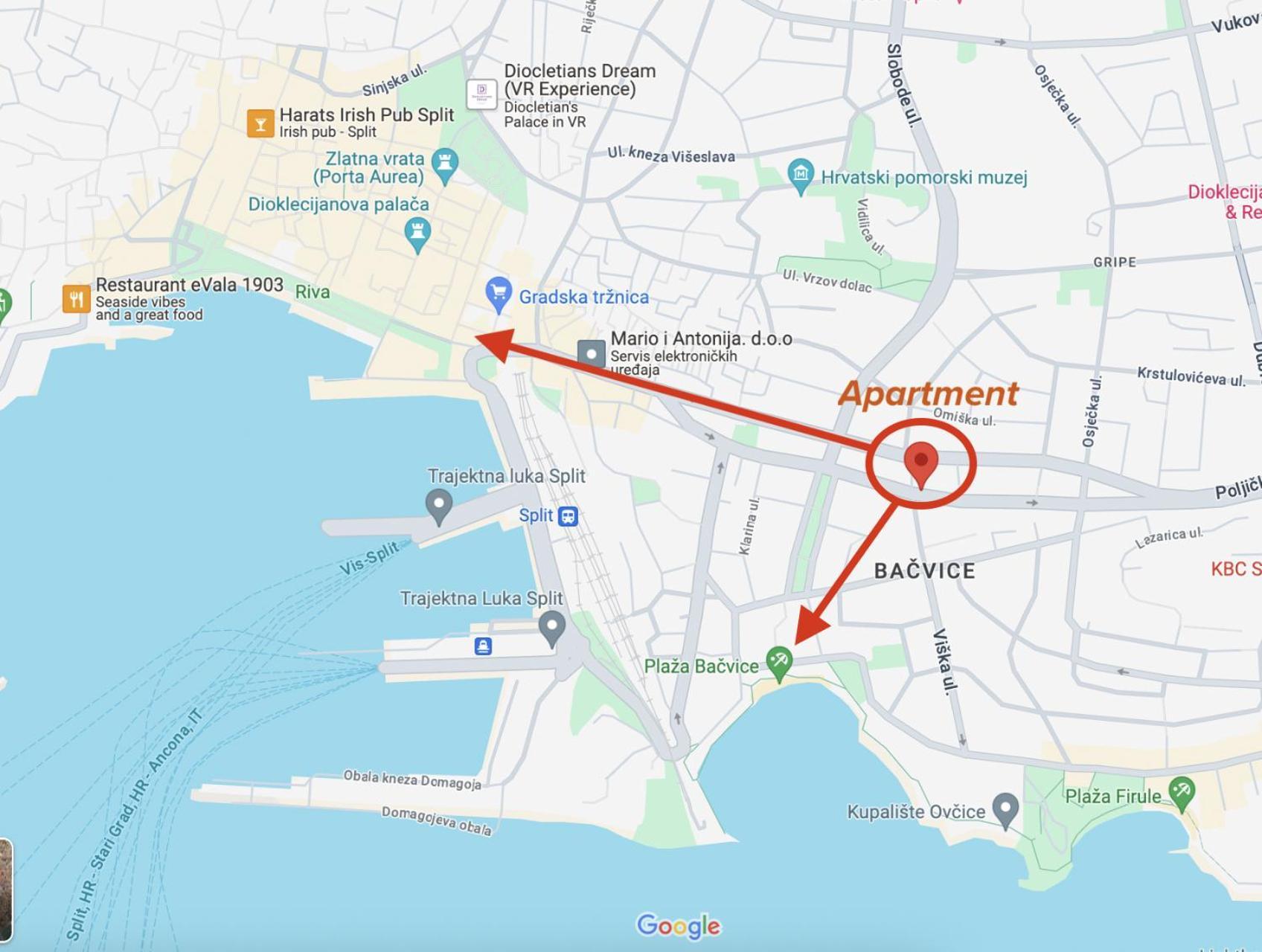 Apartment Central To Beach & Old Town 스플리트 외부 사진